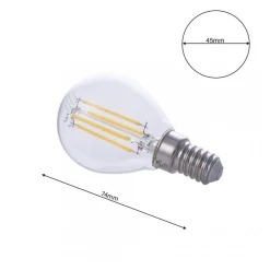 Żarówka filamentowa LED 4W E14