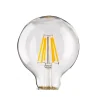 Żarówka Filamentowa LED 7W G125 E27 Ciepła 2700K