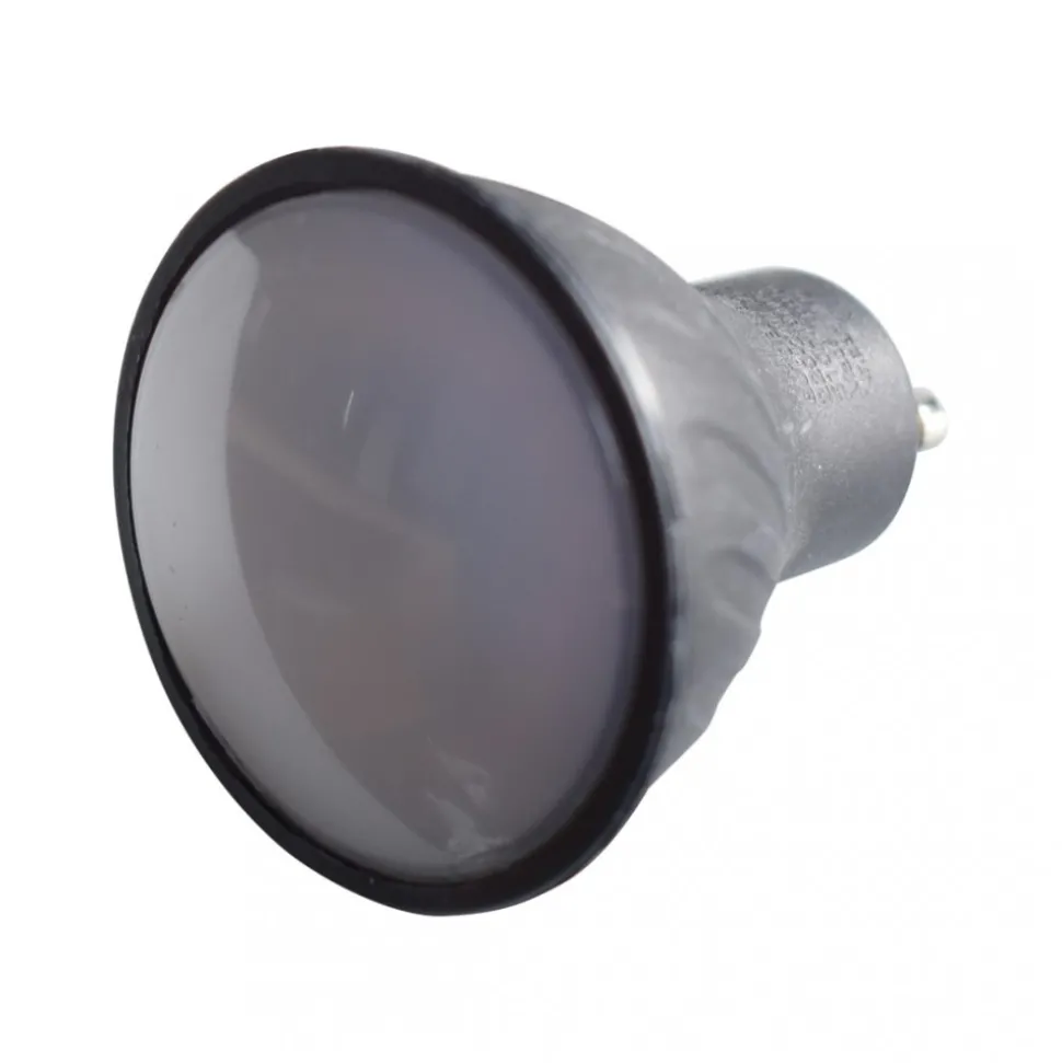 Żarówka LED Czarna 6W GU10 Ciepła 3000K