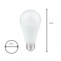 Żarówka LED 15W E27 A60 Ciepła 3000K
