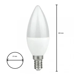 Żarówka LED 7W E14 C37 Świeczka