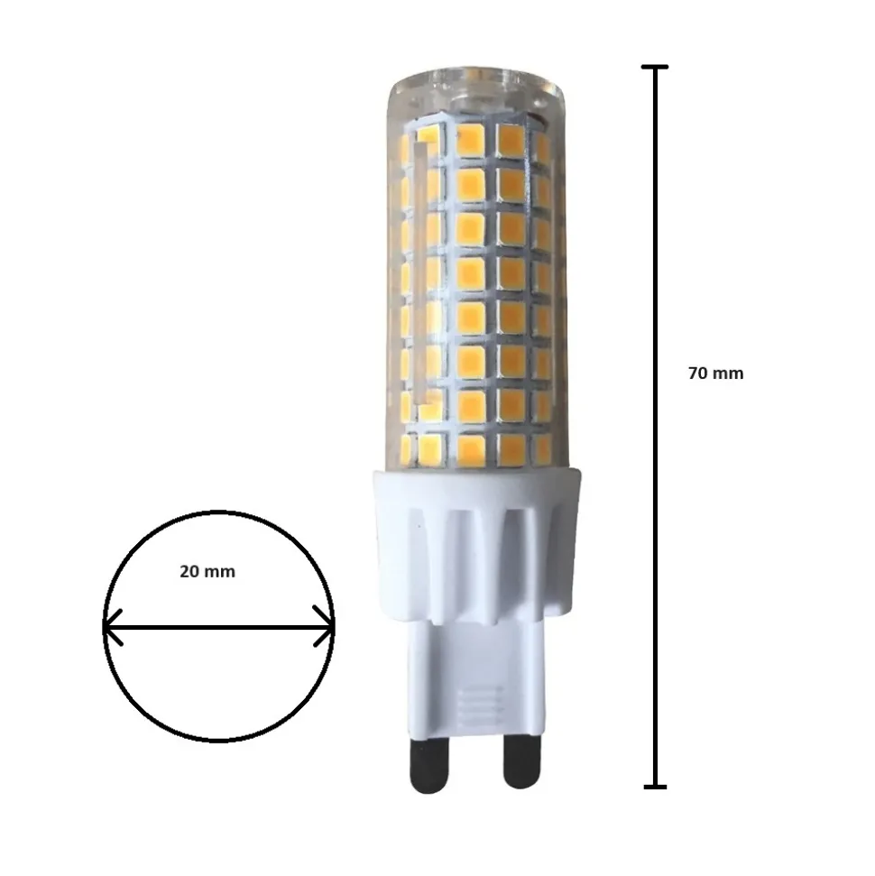 Żarówka LED 7W G9 Ciepła 3000K