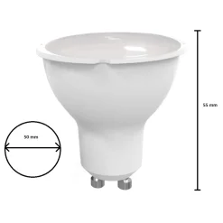 Żarówka LED 6,5W GU10 Zimna 6000K