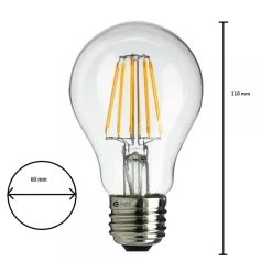Żarówka Filamentowa LED 5W A60 E27 Ciepła 2700K * Eko-light Sale