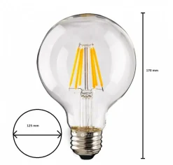 Żarówka Filamentowa LED 7W G120 E27 Neutralna 4000k * Eko-light Discount