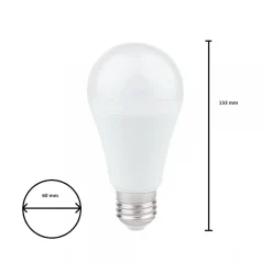Żarówka LED 15W E27 A6 Neutralna 4000K * Eko-light New