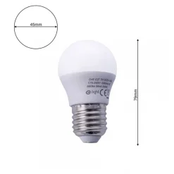 Żarówka LED 7W E27 G45 ciepła 3000K * Eko-light Online