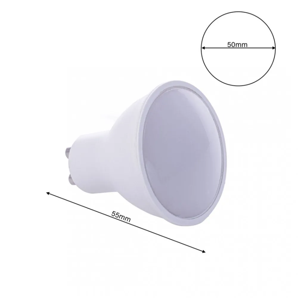 Żarówka LED 6,5W GU10 Ciepła 3000K * Eko-light New