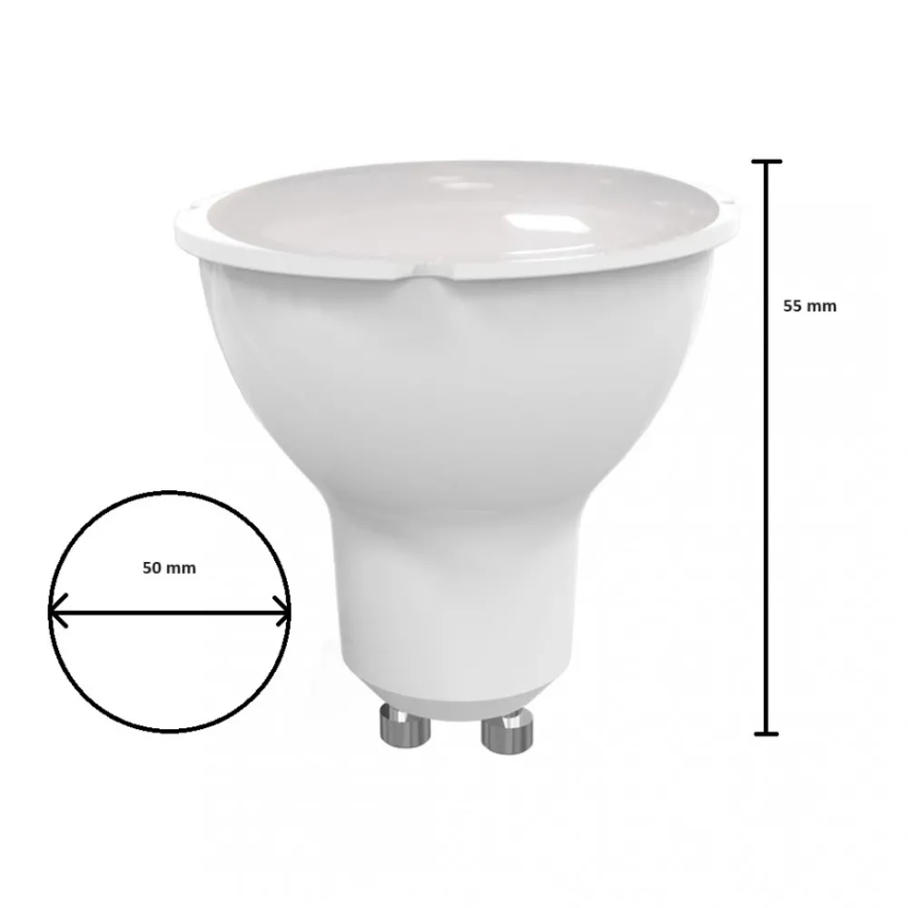 Żarówka LED 5W GU10 Ciepła 3000K * Eko-light Discount