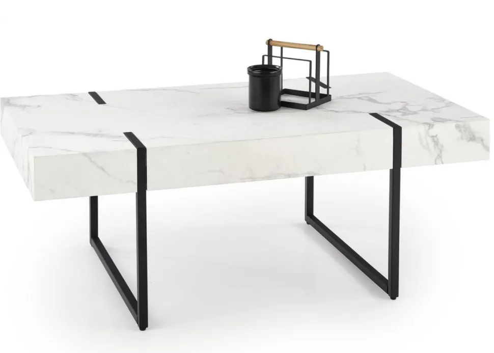 Ława Blanca White Marble 110x60 cm