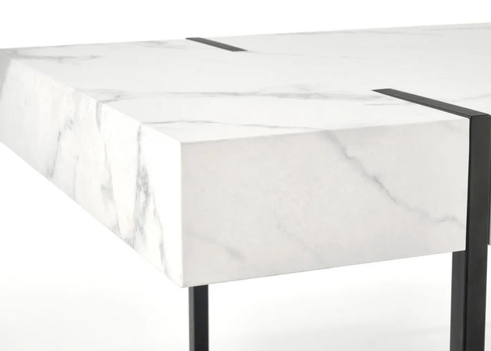 Ława Blanca White Marble 110x60 cm