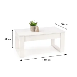 Ława Nea 110x60 cm biała * Halmar Online