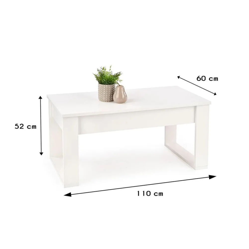 Ława Nea 110x60 cm biała * Halmar Online