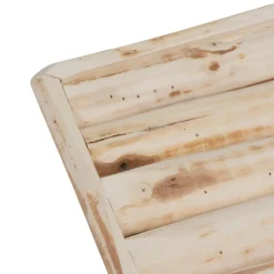 Ławka drewniana rustykalna 70x27 cm beż