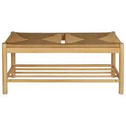 Ławka Maesi 95x35x45 cm naturalne drewno * Atmosphera Best