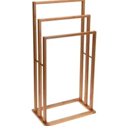 Łazienkowy stojak na ręczniki bambus 3-ramienny * Bathroom Solutions New