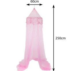 Baldachim różowy dla dziecka Princess * Atmosphera Clearance