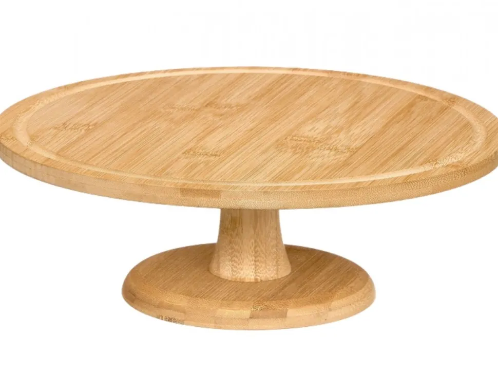 Bambusowa patera na ciasto średnica 30 cm