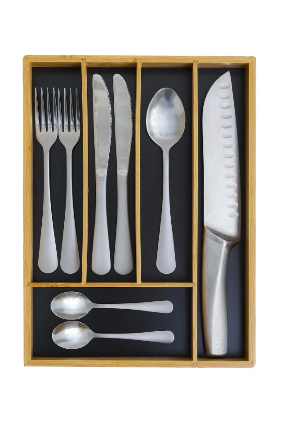 Bambusowy organizer do szuflady 34x25 cm