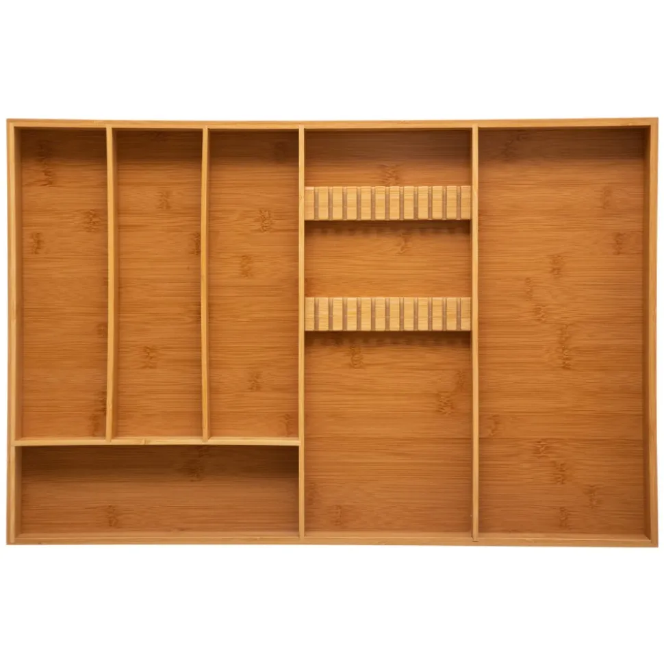 Bambusowy organizer na sztućce 58x38 cm