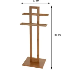 Bambusowy wieszak na ręczniki 85 cm