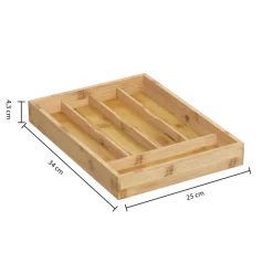 Bambusowy organizer na sztućce 25x34 cm * 5five Simply Smart Hot