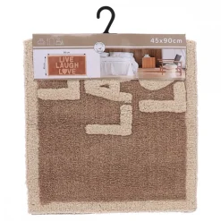 Bawełniany dywanik 45x90cm taupe Chiara