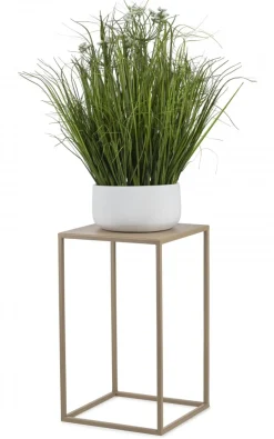 Beżowy kwietnik stojący 40 cm