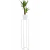 Biały nowoczesny kwietnik stojący 130 cm LOFT