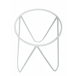 Biały nowoczesny kwietnik Loft 45 cm