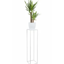 Biały nowoczesny kwietnik stojący 100 cm LOFT * HowHomely Outlet