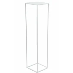 Biały nowoczesny kwietnik stojący 100 cm LOFT * HowHomely Outlet