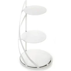 Biały stojak metalowy Nowell na ciasta 60 cm * Dąstal New