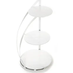 Biały stojak metalowy Nowell na ciasta 60 cm * Dąstal New