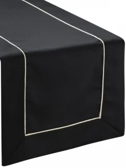 Bieżnik DORITA 40x180 cm czarny
