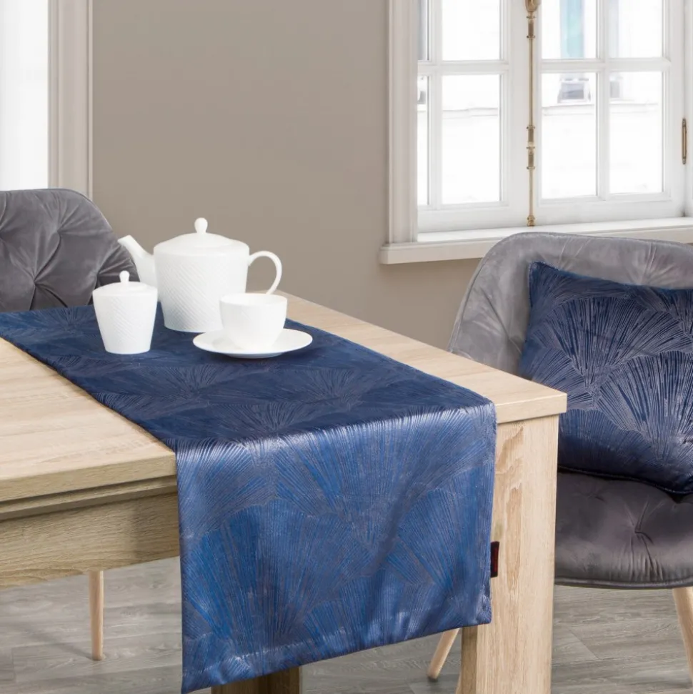 Bieżnik GOJA PIERRE CARDIN 40x140 cm granatowy