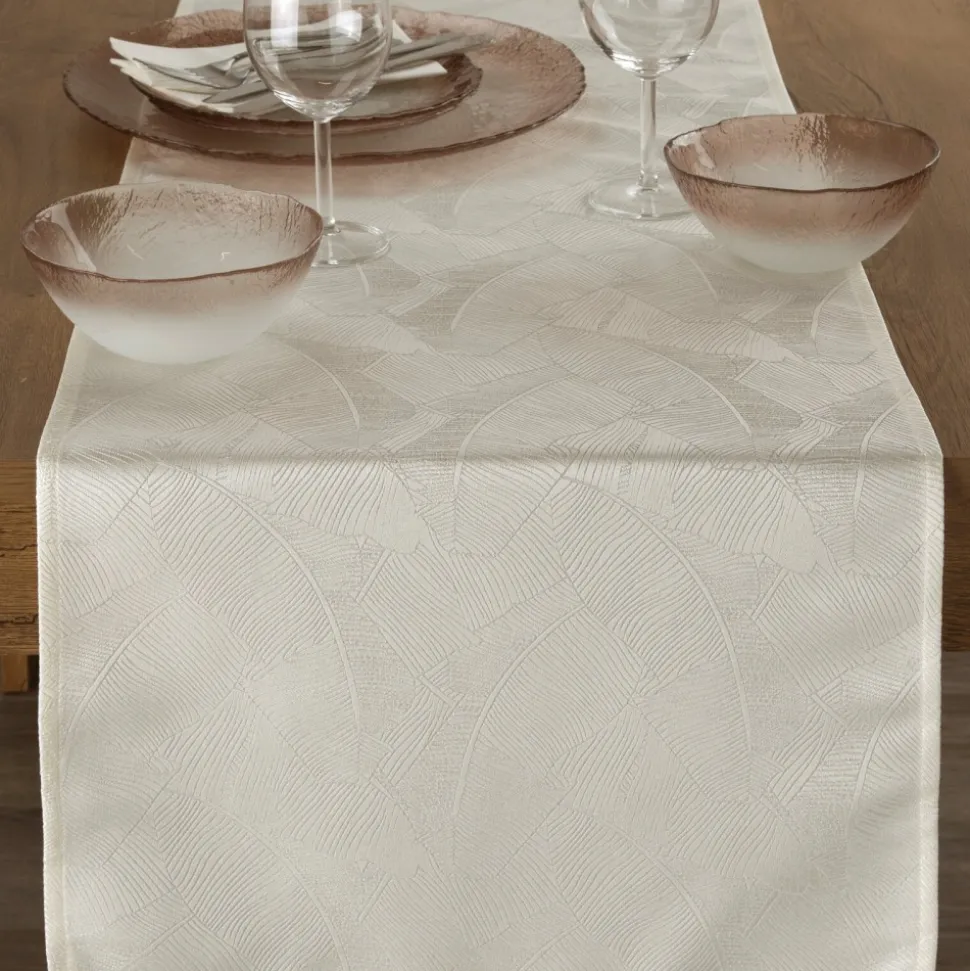 Bieżnik ISLA 40x140 cm kremowy