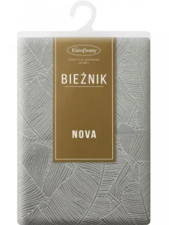 Bieżnik Isla 40x140 cm srebrny