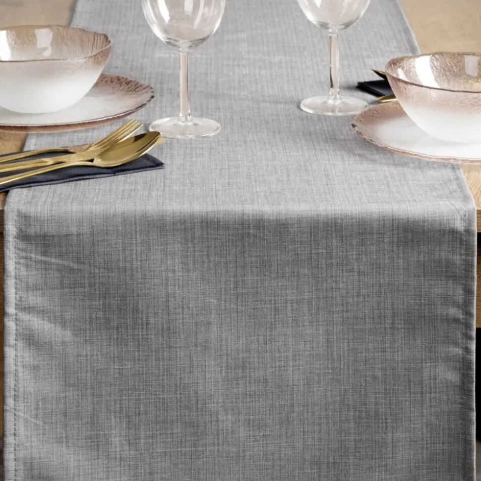 Bieżnik Kate 40x140 cm srebrny