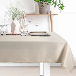Bieżnik LACE 40x140 cm kremowy haftowane zdobienie