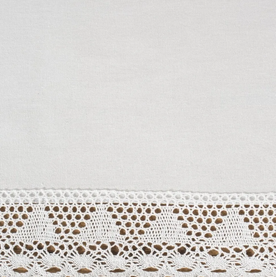 Bieżnik NATALY 40X140 cm biały koronka