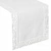 Bieżnik SUSAN 40X140 cm biały koronka