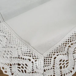Bieżnik SUSAN 40X140 cm biały koronka