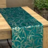 Bieżnik velvetowy BLINK 15 35x180 cm ciemnoturkusowy