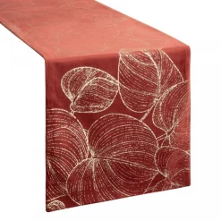 Bieżnik velvetowy BLINK 16 35x220 cm ceglasty