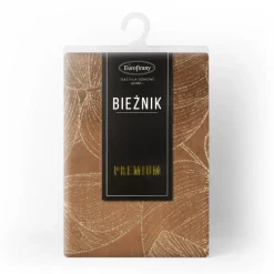 Bieżnik velvetowy BLINK 16 35x140 cm brązowy