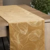 Bieżnik velvetowy BLINK 16 35x180 cm miodowy