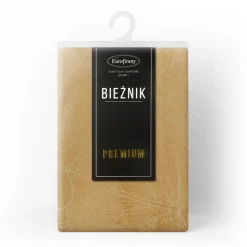 Bieżnik velvetowy BLINK 16 35x180 cm miodowy