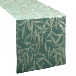 Bieżnik velvetowy BLINK 15 35x220 cm ciemnomiętowy