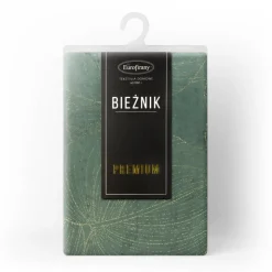 Bieżnik velvetowy BLINK 16 35x180 cm ciemnomiętowy
